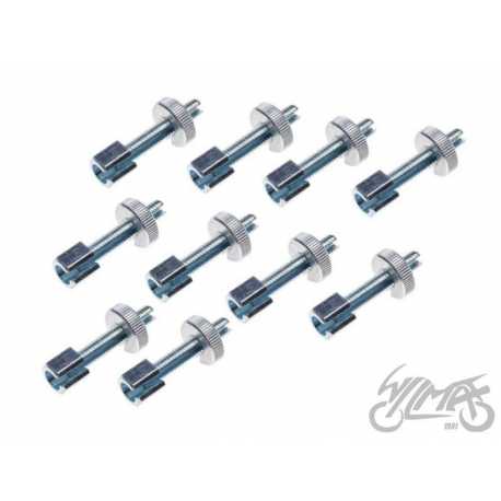 ŚRUBA REGULACJI LINKI MZ DŁUGA 30mm Z NAKR.10SZT