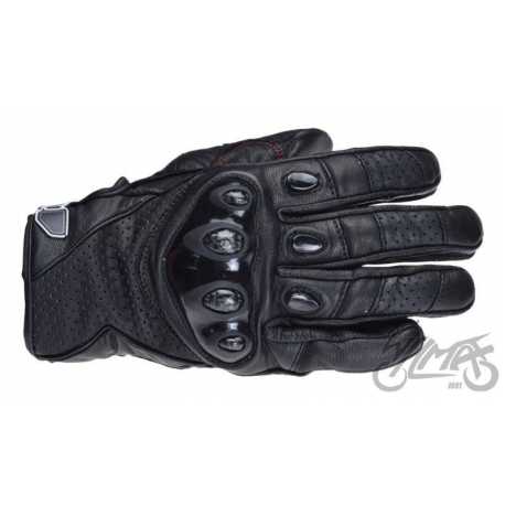 RĘKAWICE IM PLASTIK KEWLAR PERFOROWANE CZARNE XL