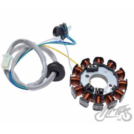 STATOR ISKROWNIK 12 CEWEK DO MBK BOOSTER NITRO 200