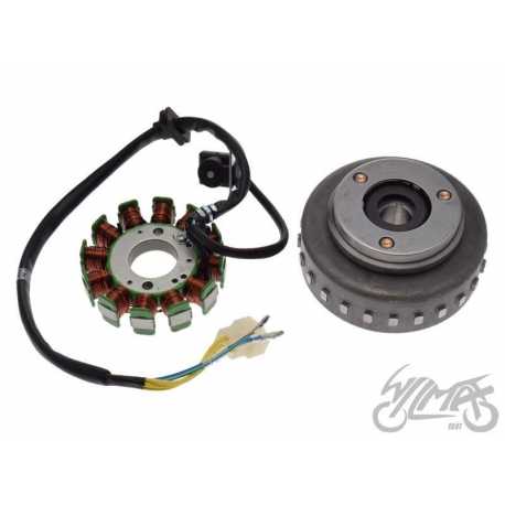 STATOR ISKROWNIK + KOŁO MAG. DO JUNAK 905 EURO4