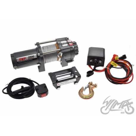 WYCIĄGARKA ATV 2500/1134 lbs/kg 12V LINKA STALOWA