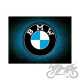 MAGNES BMW LOGO BLUE SHINE 14385