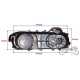 POKRYWA PASKA NAPĘDOWEGO 460mm GY6 4T