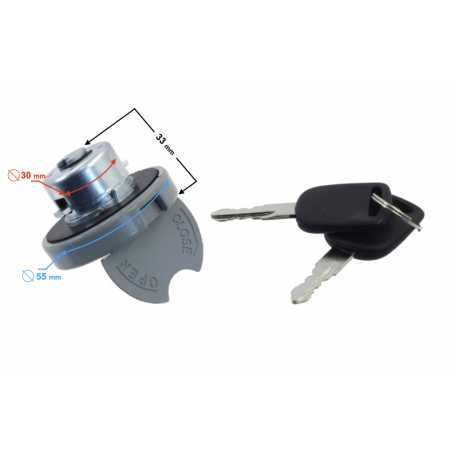 Korek wlewu z kluczykami do gtr