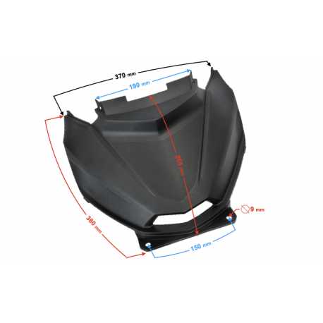 Obudowa nóg przód czarna Scalpel