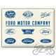 TABLICA PLAKAT 30x40 FORD LOGO EVOLUTION 23299