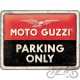 TABLICA PLAKAT 15X20 MOTO GUZZI PARKING ONLY 26256