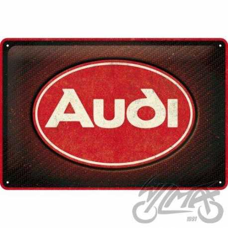 TABLICA PLAKAT 20x30 AUDI RED SHINE22326