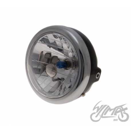 LAMPA PRZÓD BOCZNE MOCOWANIE H6 CZARNY