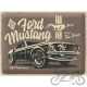 TABLICA PLAKAT 30x40 FORD MUSTANG THE BOSS 23311