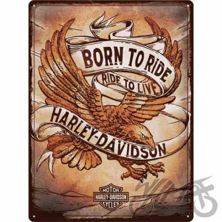 TABLICA PLAKAT 30x40 HARLEY DAVIDSON BORN 23317