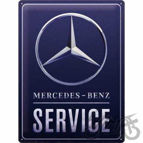 TABLICA PLAKAT 30x40 MERCEDES BENZ BLUE 23318