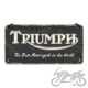 ZAWIESZKA 10x20 TRIUMPH LOGO BLACK WOOD 28052