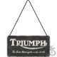 ZAWIESZKA 10x20 TRIUMPH LOGO BLACK WOOD 28052