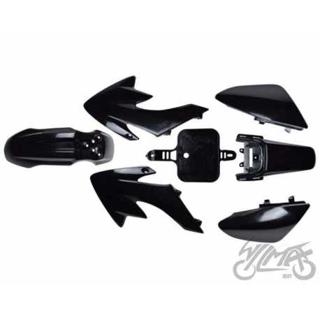 ZESTAW PLASTIKÓW NADWOZIA CZARNY 7 ELEMENTÓW