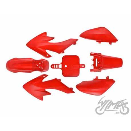 ZESTAW PLASTIKÓW NADWOZIA CZERWONY 7 ELEMENTÓW