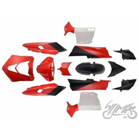 ZESTAW PLASTIKÓW NADWOZIA CZERWONY DO LONGJIA LJ50