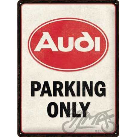 TABLICA PLAKAT 30x40 AUDI PARKING ONLY 23327