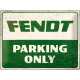 TABLICA PLAKAT 30x40 FENDT PARKING ONLY 23329