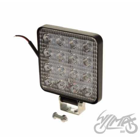 LAMPA DODATKOWA LED 48W SZPERACZ ATV KWADRAT