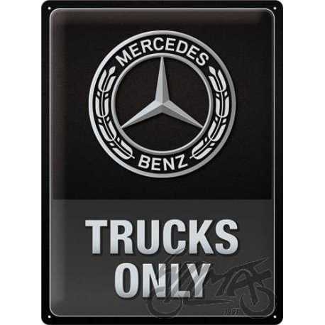 TABLICA PLAKAT 30x40 MERCEDES TRUCK ONLY 23337