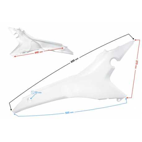 Obudowa prawa tylna górna NXT250/300