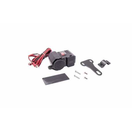 Gniazdo zapalniczki na kierownicę do motocykla USB