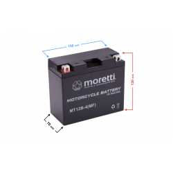 Akumulator Moretti AGM (Gel) MT12B