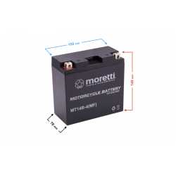 Akumulator Moretti AGM (Gel) MT14B