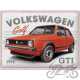 TABLICA PLAKAT 30x40 VW GOLF GTI 1976 23341