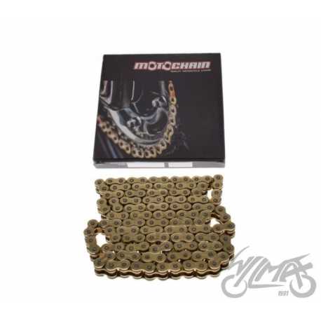 ŁAŃCUCH NAPĘDOWY 130 OGNIW 520X-R MOTOCHAIN ZŁOTY