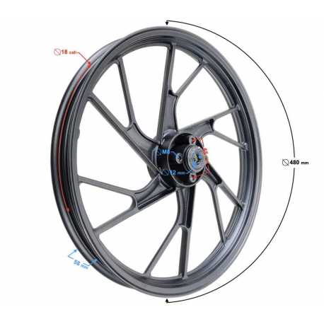 Felga przednia 18-1,60 Sprint 2