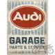 TABLICA PLAKAT 30x40 AUDI GARAGE 23349