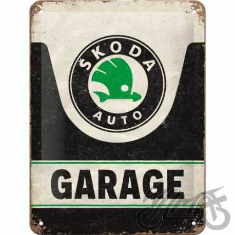 TABLICA PLAKAT 15X20 SKODA GARAGE 26276