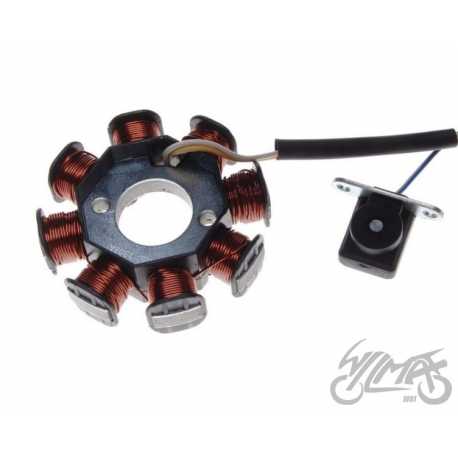 STATOR ISKROWNIK 8 CEWEK 3 PRZEWOD INCA SPRINT 4T