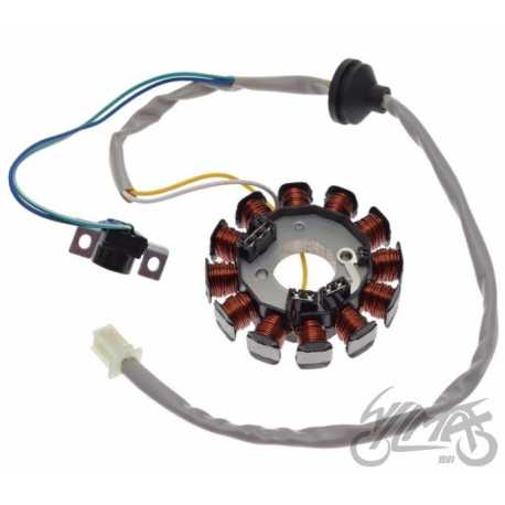 STATOR ISKROWNIK 12 CEWEK DO MBK YAMAHA BOOSTER