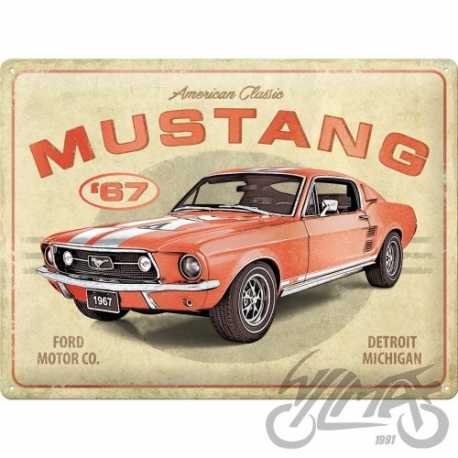 TABLICA PLAKAT 30x40 FORD MUSTANG METALI 63442