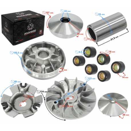 Wariator SKUTER 125 4T HURAGAN Moretti