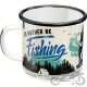 Kubek Rather Be Fishing Emaliowany 43222