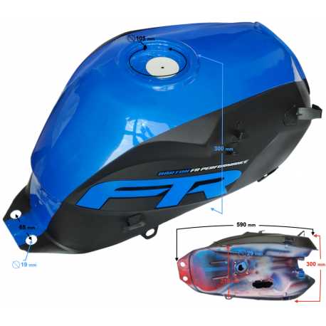 Zbiornik Paliwa Niebieski Do Motoroweru Fr 2