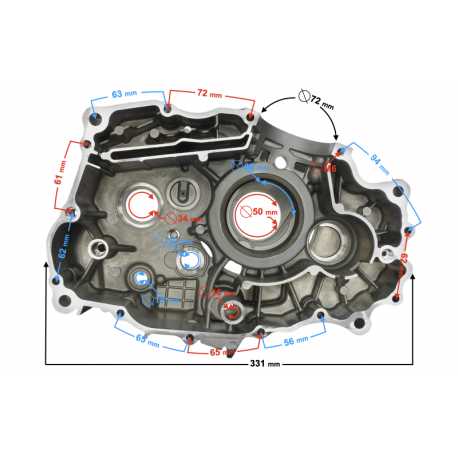 Karter Silnika Lewy Do Motocyklu Classic 125