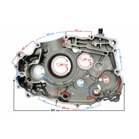 Karter Silnika Prawy Do Motocykla Classic 125