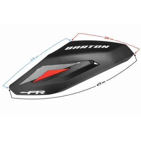 Obudowa Przednia Lewa Czerwona Do Motoroweru Fr 2