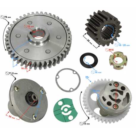 Zestaw Pompy Oleju Do Motocykla Classic 125