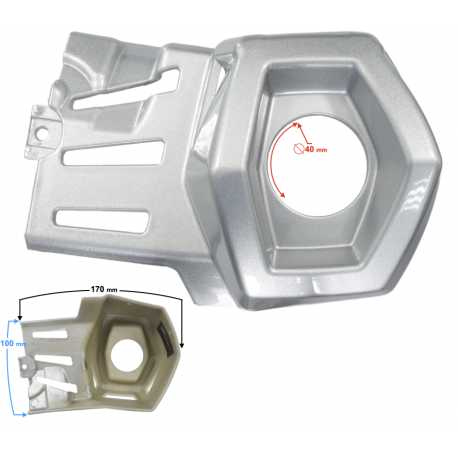 Osłona Wylotu Tłumika Lewa Hyper 125