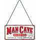 Zawieszka 10X20 Man Cave Warning 28064