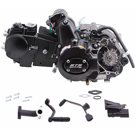 Silnik Bts Poziomy 154Fmi, 125Cc 4T, 4-Biegowy Manual, Czarny