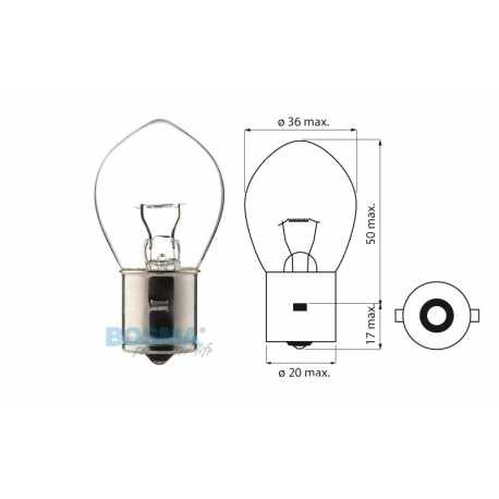 Żarówka Bosma 12V 35W Ba20S (5749)