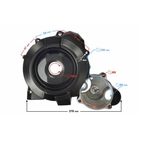 Pokrywa Karteru Lewa Do Motocykla Classic 125