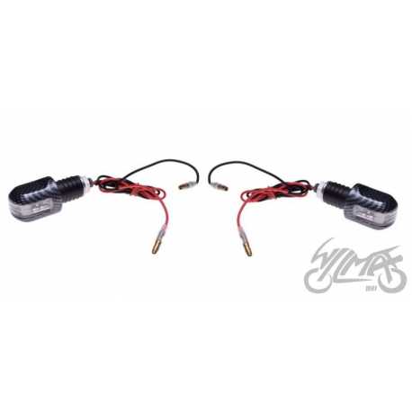 KIERUNKOWSKAZ CARBON BIAŁY KLOSZ LED